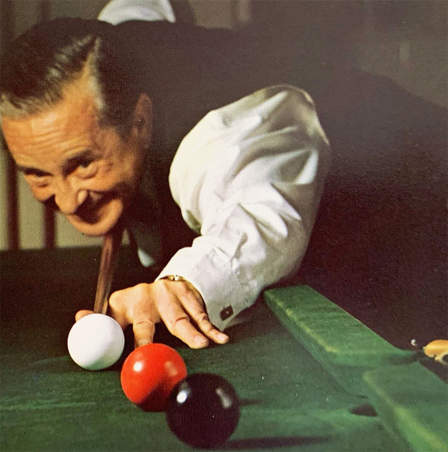 Tammy Lindrum's father, snooker world champion Horace Lindrum