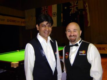 Robby Foldvari with Geet Sethi (Billiards)
