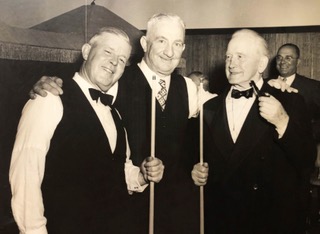 Walter Lindrum with James Fitzgerald and Tom Reece