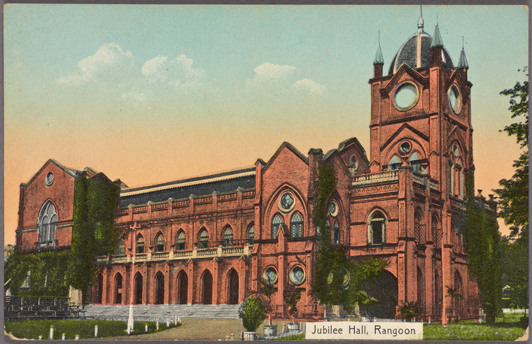 (1910) Jubilee Hall, Rangoon