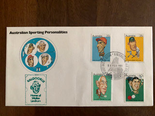 Walter Lindrum Official Stamps 1981_3